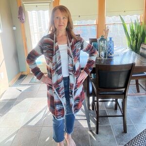 Lucky Brand Multicolor Striped Cardigan